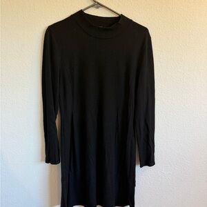 Madewell Black Long Sleeve Dress
